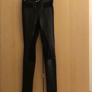 Helmut Lang Leather Leggings
